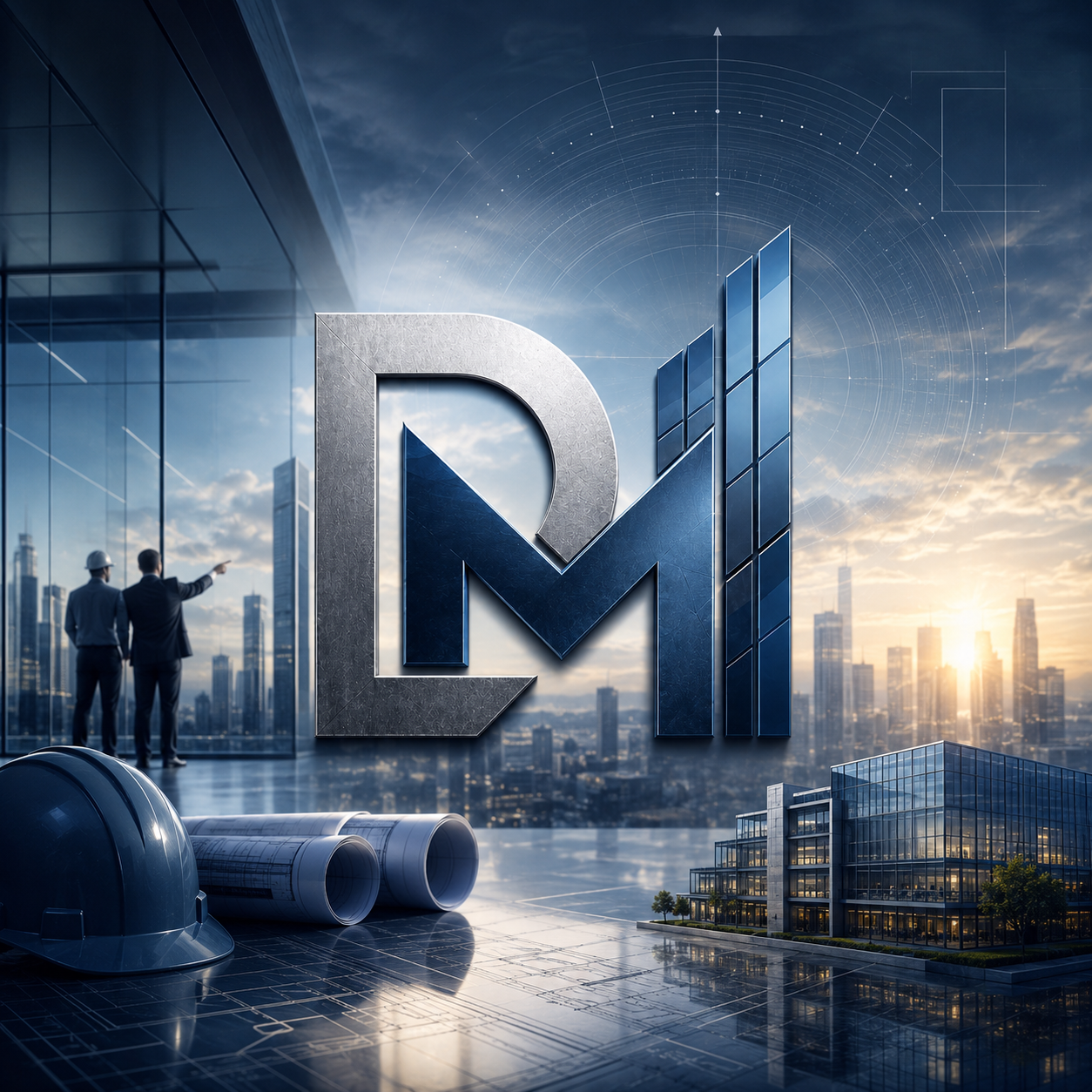 Deep Metal — steel structure and glass facade project